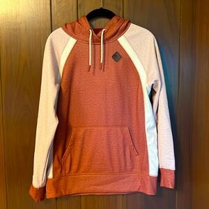 Burnt orange soft Burton hoodie